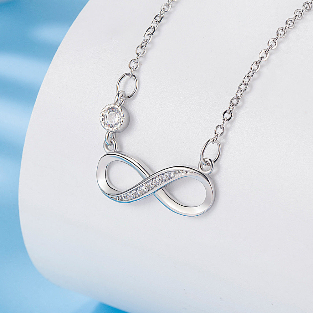 Elegant Minimalist “Unrequited Love” Pendant Necklace for Women – Literary Style Number Clavicle Chain Simple Chic Jewelry for Daily Wear