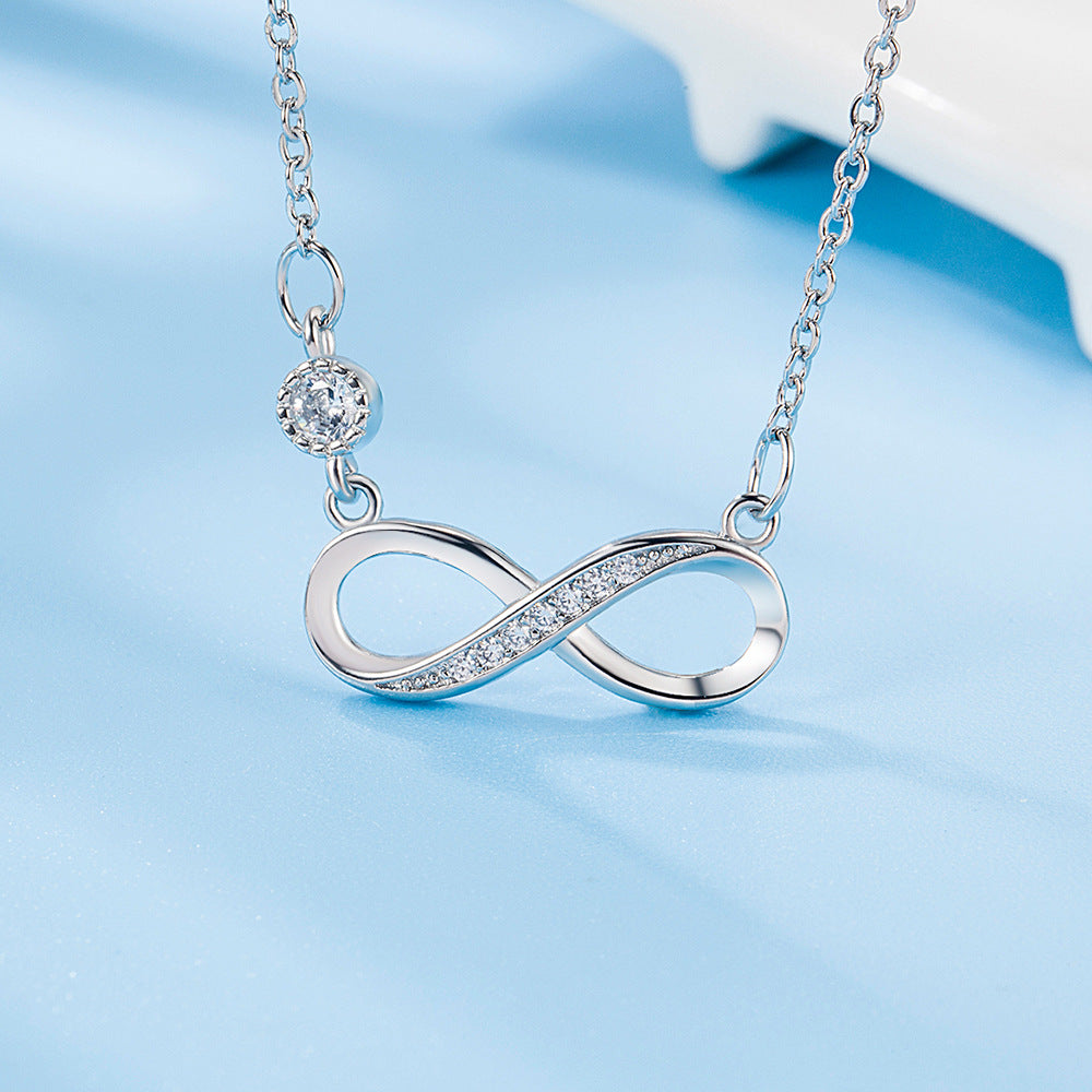Elegant Minimalist “Unrequited Love” Pendant Necklace for Women – Literary Style Number Clavicle Chain Simple Chic Jewelry for Daily Wear